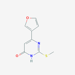 6-(furan-3-yl)-2-(methylthio)pyrimidin-4(3H)-oneͼƬ