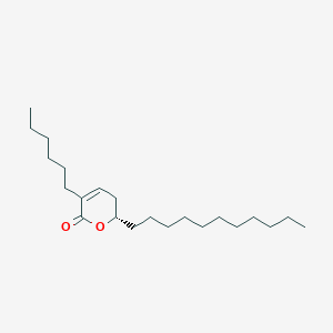 (S)-3-Hexyl-5,6-dihydro-6-undecyl-2H-pyran-2-one图片