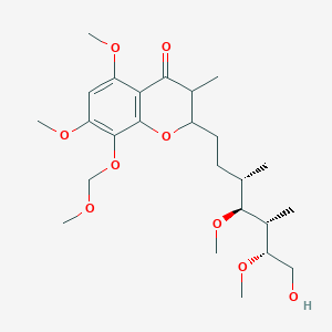 2-[(3S,4S,5S,6R)-7-Hydroxy-4,6-dimethoxy-3,5-dimethylheptyl]-5,7-dimethoxy-8-(methoxymethoxy)-3-methyl-2,3-dihydro-4H-1-benzopyran-4-oneͼƬ