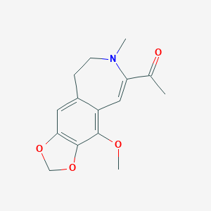 1-{8-methoxy-12-methyl-4,6-dioxa-12-azatricyclo[7,5,0,03,?]tetradeca-1,3(7),8,10-tetraen-11-yl}ethan-1-oneͼƬ