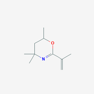 4,4,6-trimethyl-2-(prop-1-en-2-yl)-5,6-dihydro-4H-1,3-oxazineͼƬ