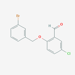 2-[(3-bromobenzyl)oxy]-5-chlorobenzaldehydeͼƬ