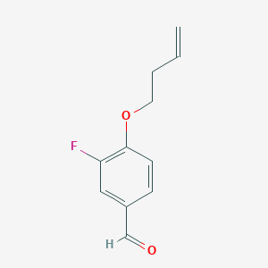 4-(But-3-en-1-yloxy)-3-fluorobenzaldehydeͼƬ