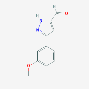 5-(3-Methoxyphenyl)-1H-pyrazole-3-carbaldehydeͼƬ