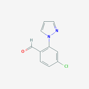 4-Chloro-2-(1H-pyrazol-1-yl)benzaldehydeͼƬ