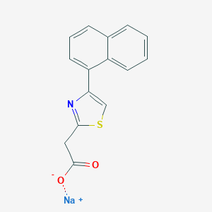 Sodium 2-[4-(Naphthalen-1-yl)-1,3-thiazol-2-yl]acetate图片