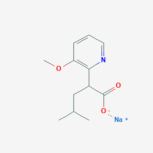 Sodium 2-(3-Methoxypyridin-2-yl)-4-methylpentanoateͼƬ