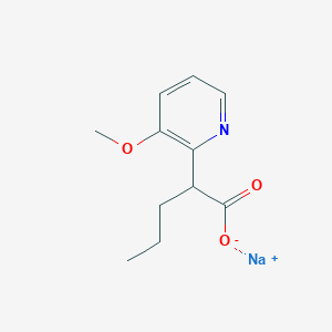 Sodium 2-(3-Methoxypyridin-2-yl)pentanoateͼƬ