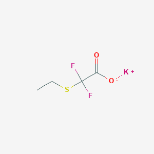 potassium 2-(ethylsulfanyl)-2,2-difluoroacetateͼƬ