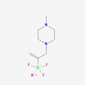 Potassium 3-(4-Methylpiperazin-1-yl)prop-1-en-2-yltrifluoroborateͼƬ