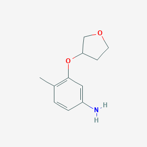 4-methyl-3-(oxolan-3-yloxy)anilineͼƬ