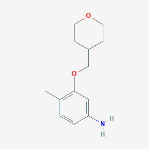 4-Methyl-3-(oxan-4-ylmethoxy)anilineͼƬ