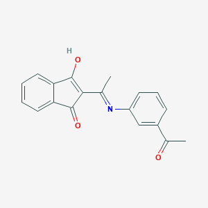 2-[1-(3-acetylanilino)ethylidene]-1H-indene-1,3(2H)-dione图片