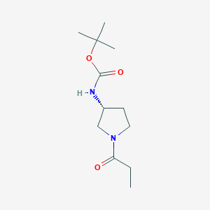 (R)-tert-Butyl 1-propionylpyrrolidin-3-ylcarbamateͼƬ