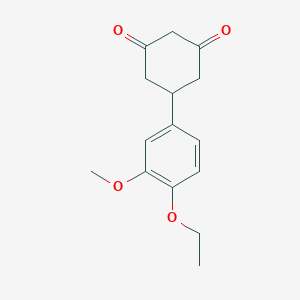 5-(4-ethoxy-3-methoxyphenyl)cyclohexane-1,3-dioneͼƬ