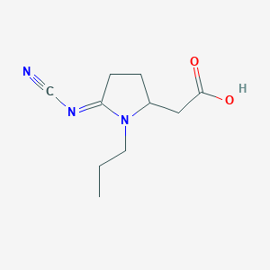 rac N-Propyl-2-cyanimidopyrrolidine-5-acetic AcidͼƬ