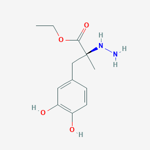 (S)--Hydrazinyl-3,4-dihydroxy--methylbenzenepropanoic Acid Ethyl EsterͼƬ