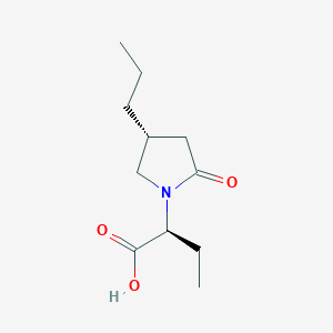 (S,4R)--Ethyl-2-oxo-4-propyl-1-pyrrolidineacetic AcidͼƬ