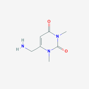 6-(aminomethyl)-1,3-dimethyl-1,2,3,4-tetrahydropyrimidine-2,4-dioneͼƬ