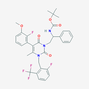 (R)-3-[2-(Boc-)-2-һ]-5-(2--3-)-1-[2--6-(׻)л]-6-׻-2,4(1H,3H)-ͪͼƬ