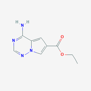 ethyl4-aminopyrrolo[2,1-f][1,2,4]triazine-6-carboxylateͼƬ