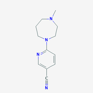 6-(4-methyl-1,4-diazepan-1-yl)pyridine-3-carbonitrileͼƬ