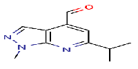 1-methyl-6-(propan-2-yl)-1H-pyrazolo[3,4-b]pyridine-4-carbaldehydeͼƬ