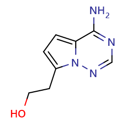 2-{4-aminopyrrolo[2,1-f][1,2,4]triazin-7-yl}ethan-1-olͼƬ