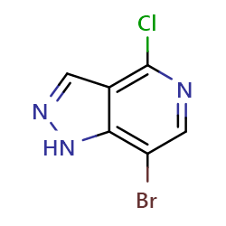 7-bromo-4-chloro-1H-pyrazolo[4,3-c]pyridineͼƬ