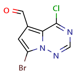 7-bromo-4-chloropyrrolo[2,1-f][1,2,4]triazine-5-carbaldehydeͼƬ