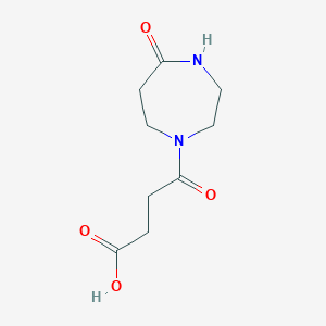 4-Oxo-4-(5-oxo-1,4-diazepan-1-yl)butanoic AcidͼƬ