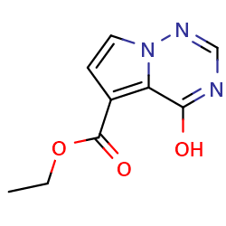 ethyl4-hydroxypyrrolo[2,1-f][1,2,4]triazine-5-carboxylateͼƬ