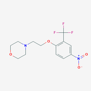 4-(2-(2-(Trifluoromethyl)-4-nitrophenoxy)ethyl)morpholineͼƬ