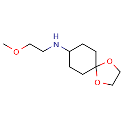 N-(2-methoxyethyl)-1,4-dioxaspiro[4,5]decan-8-amineͼƬ