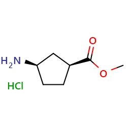 methyl(1S,3R)-3-aminocyclopentane-1-carboxylatehydrochlorideͼƬ