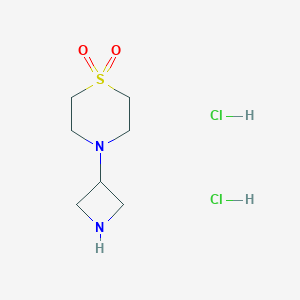 4-(Azetidin-3-yl)thiomorpholine 1,1-dioxide dihydrochlorideͼƬ