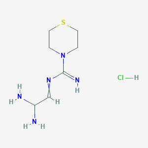 N-[(1E)-2,2-Diaminoethylidene]thiomorpholine-4-carboximidamide hydrochlorideͼƬ