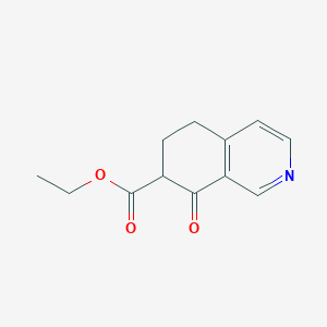 ETHYL 8-OXO-5,6,7,8-TETRAHYDROISOQUINOLINE-7-CARBOXYLATEͼƬ