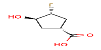 (1R,3R,4R)-3-fluoro-4-hydroxycyclopentane-1-carboxylicacidͼƬ