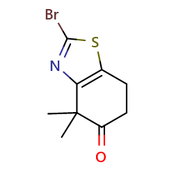 2-bromo-4,4-dimethyl-4,5,6,7-tetrahydro-1,3-benzothiazol-5-oneͼƬ