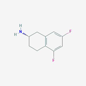 (2S)-5,7-difluoro-2-1,2,3,4-tetrahydronaphthylamineͼƬ