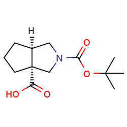 cis-2-[(tert-butoxy)carbonyl]-octahydrocyclopenta[c]pyrrole-3a-carboxylicacidͼƬ