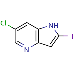 6-chloro-2-iodo-1H-pyrrolo[3,2-b]pyridineͼƬ