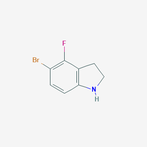 5-bromo-4-fluoro-2,3-dihydro-1H-indoleͼƬ