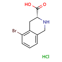 (3R)-5-bromo-1,2,3,4-tetrahydroisoquinoline-3-carboxylicacidhydrochlorideͼƬ