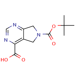 6-[(tert-butoxy)carbonyl]-5H,6H,7H-pyrrolo[3,4-d]pyrimidine-4-carboxylicacidͼƬ