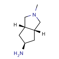 (3aR,5S,6aS)-rel-2-methyl-octahydrocyclopenta[c]pyrrol-5-amineͼƬ