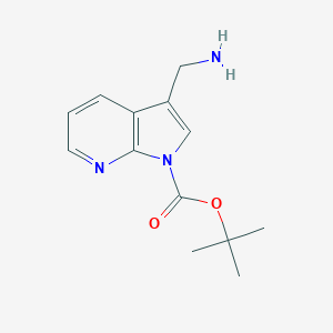 tert-butyl3-(aminomethyl)-1H-pyrrolo[2,3-b]pyridine-1-carboxylateͼƬ