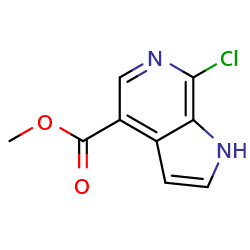 methyl7-chloro-1H-pyrrolo[2,3-c]pyridine-4-carboxylateͼƬ