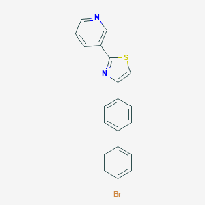 4-(4'-Bromo-4-biphenylyl)-2-(3-pyridyl)thiazoleͼƬ